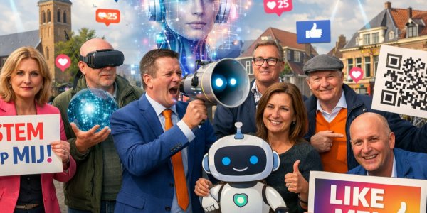 Foto: AI steeds vaker gebruikt in verkiezingscampagnes: ‘Maar het heeft ook risico’s’